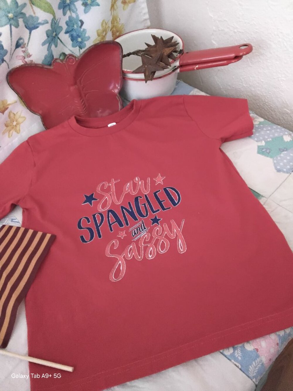 Red 4th of July Tee